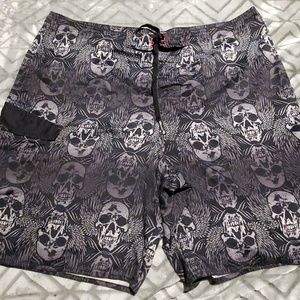 Joe Boxer Swim - Skull print Board Shorts Joe Boxer Swim - Skull print Board Shorts